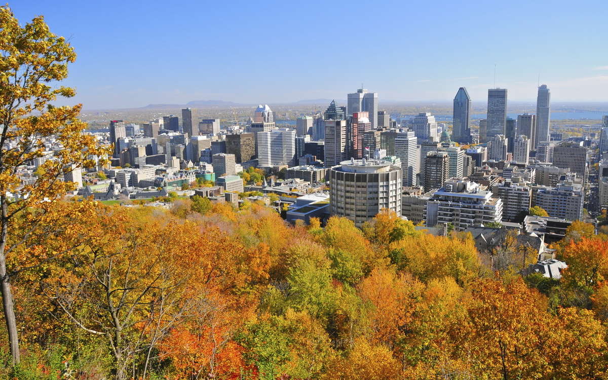 Skyline von Montreal, Kanada