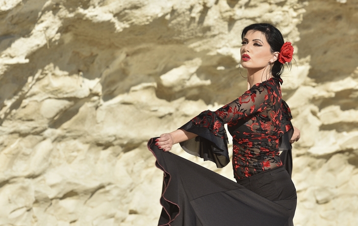 Flamenco Tänzerin in Spanien