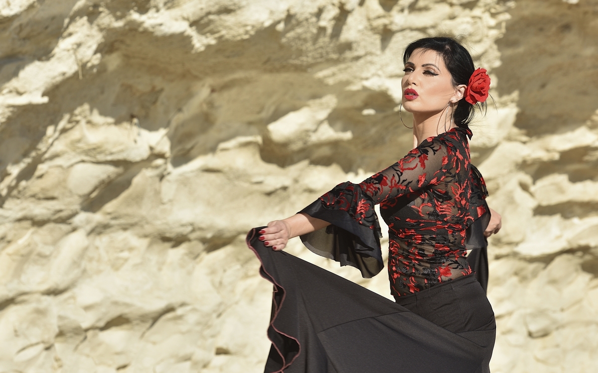 Flamenco Tänzerin in Spanien