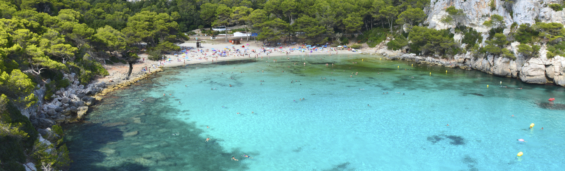 Cala Macarella Bucht auf Menorca, Spanien