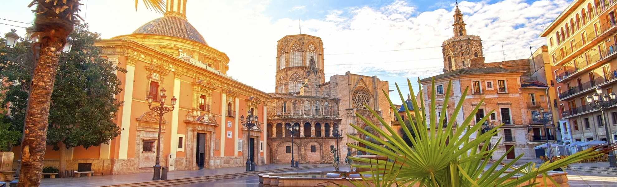 Plaza de la Virgen, Valencia, Spanien