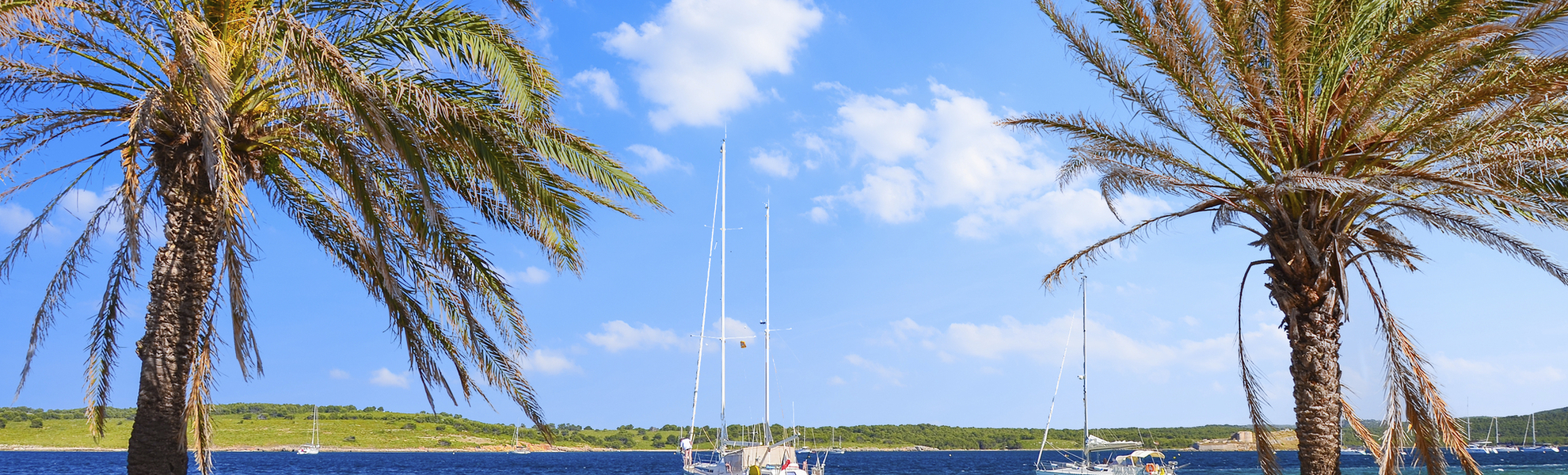 Hafen von Fornells auf Menorca, Spanien