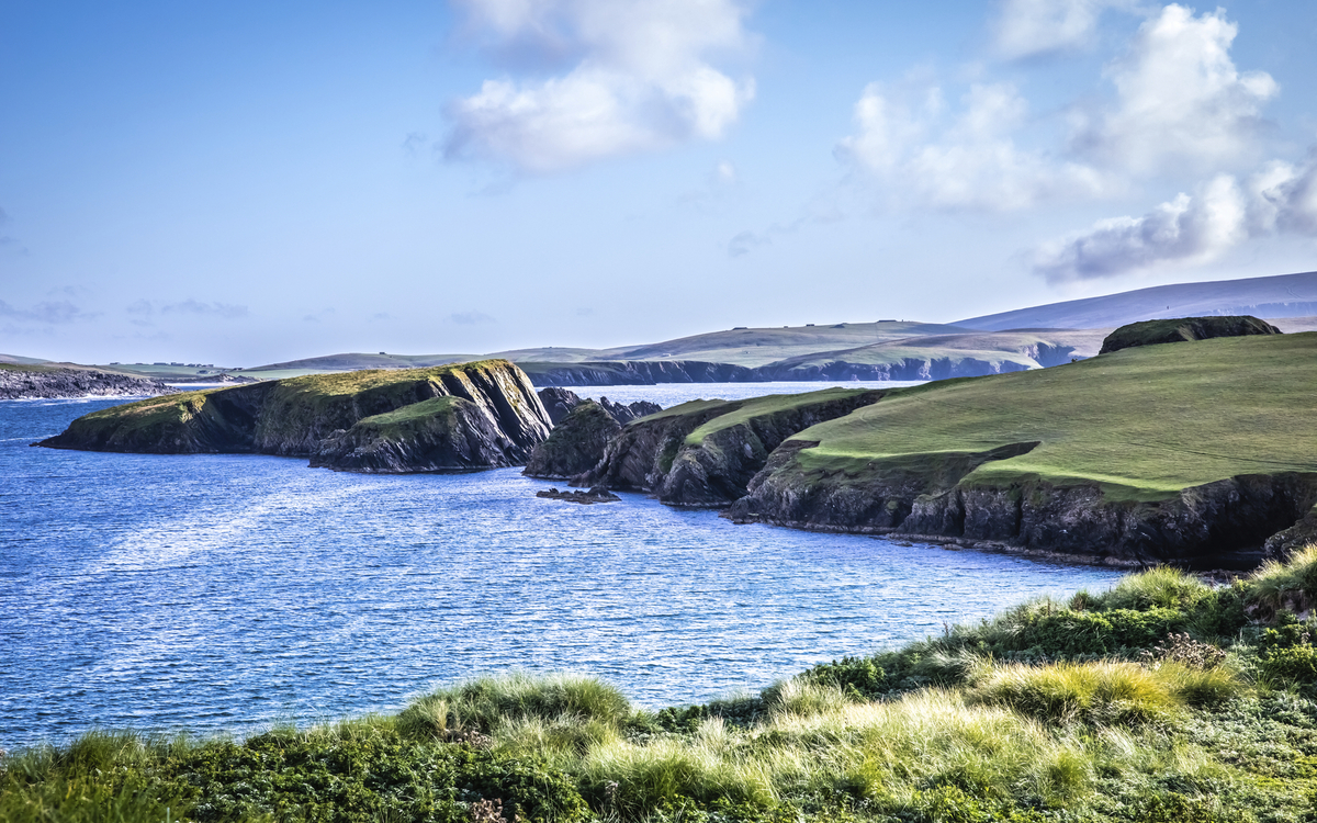Shetland Inseln in Lerwick, Schottland