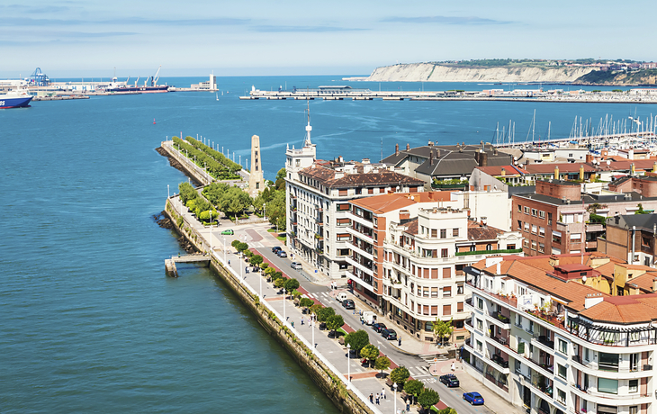 Luftaufnahme von Gextro, Spanien