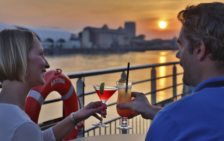 Cocktails auf dem Sonnendeck