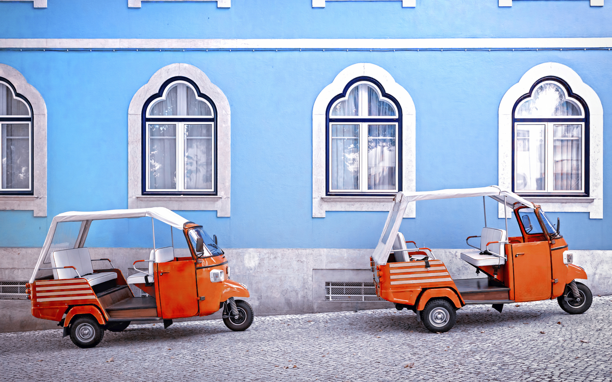 Tuk Tuk in Lissabon, Portugal
