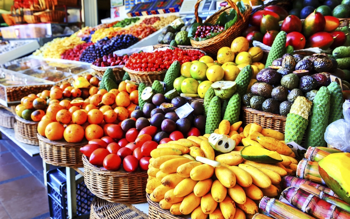 Markt in Funchal auf der Insel Madeira, Portugal