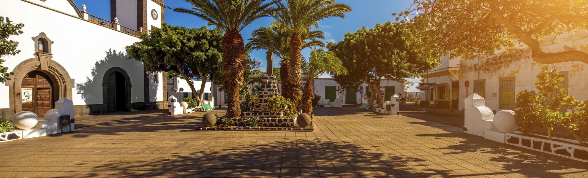 Ein Platz in Arrecife auf der kanarischen Insel Lanzarote