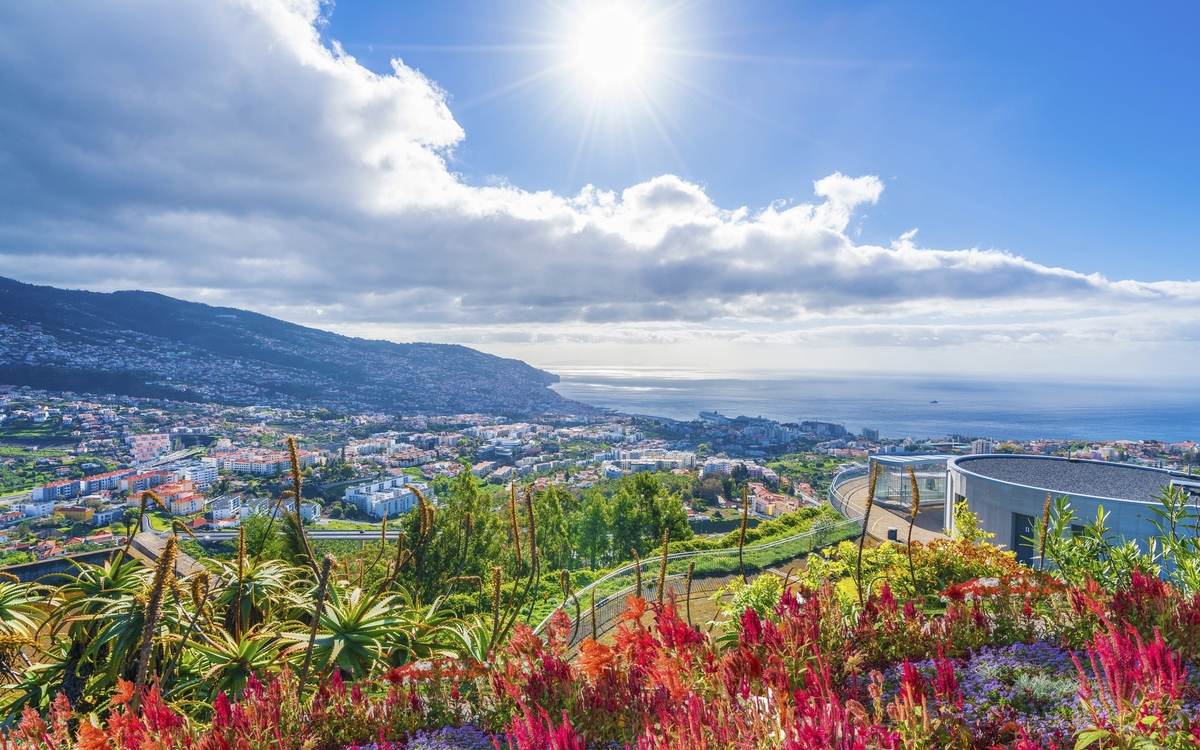 Aussicht auf Funchal, Portugal
