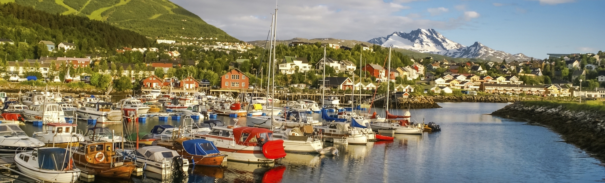 Hafen und Hinterland von Narvik, Norwegen