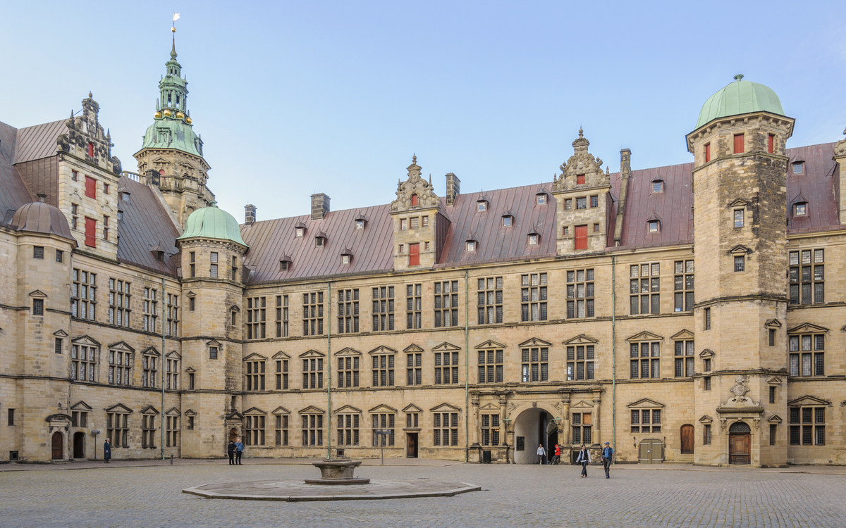 Schloss Kronborg in Helsingør auf der dänischen Insel Seeland, Dänemark