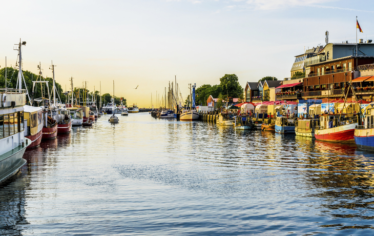 Kanal von Warnemuende, Deutschland