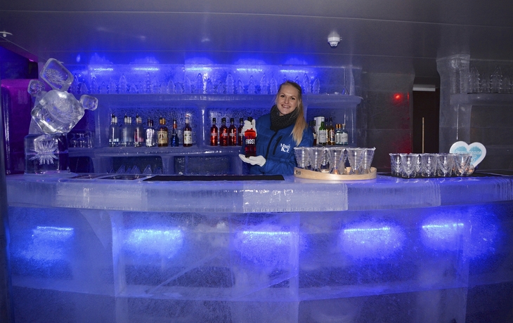 Eisbar in Bergen
