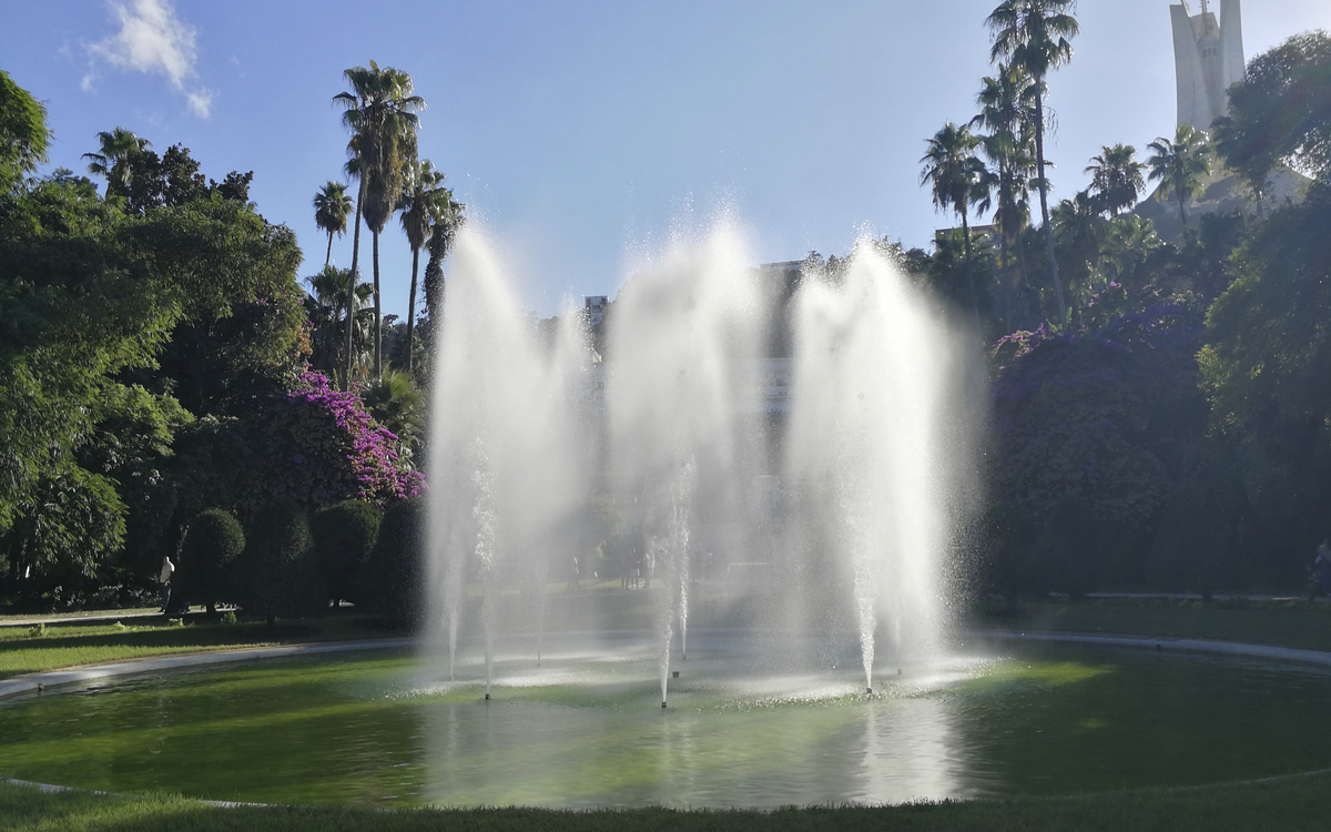 Botanischer Garten Hamma in Algiers, Algerien