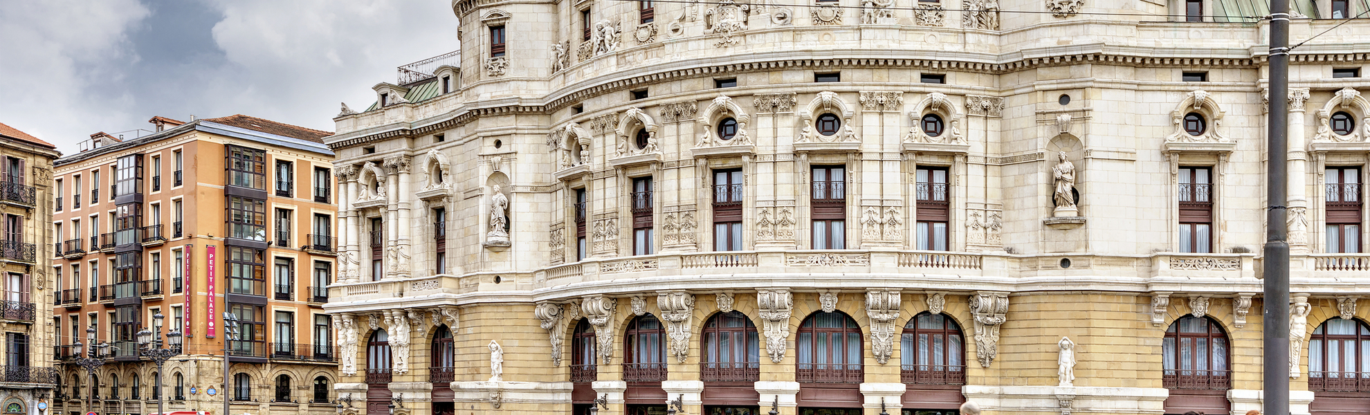 Zentrum von Bilbao, Spanien