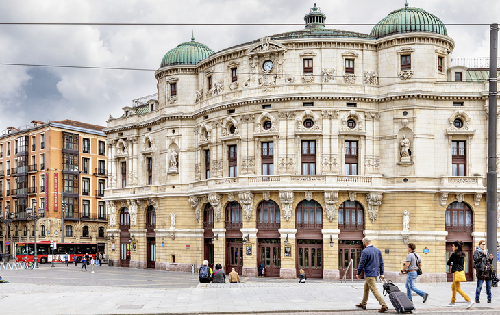 Zentrum von Bilbao, Spanien