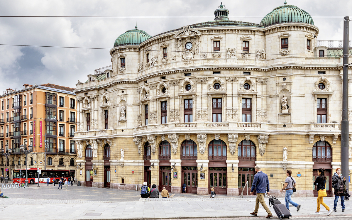 Zentrum von Bilbao, Spanien