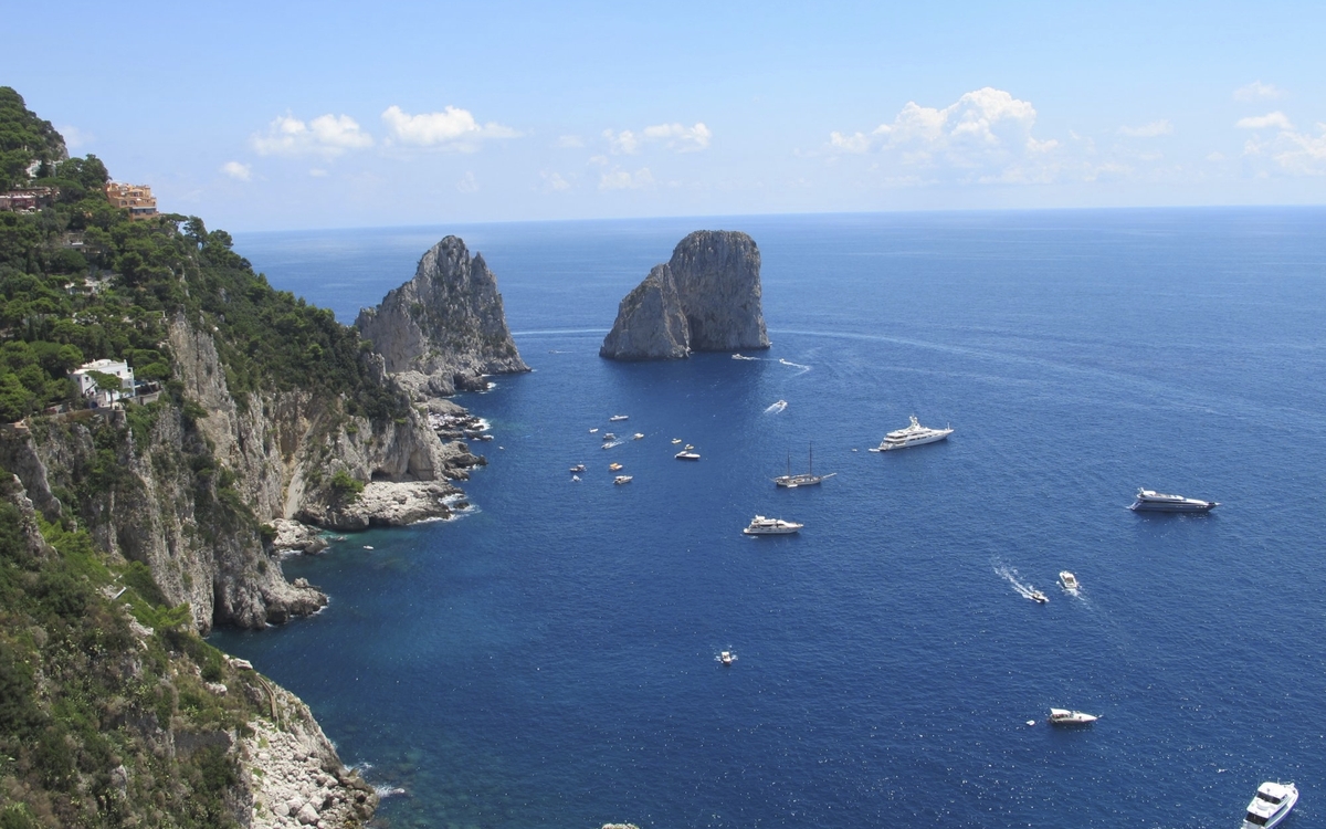 Küste von Sorrent, Italien