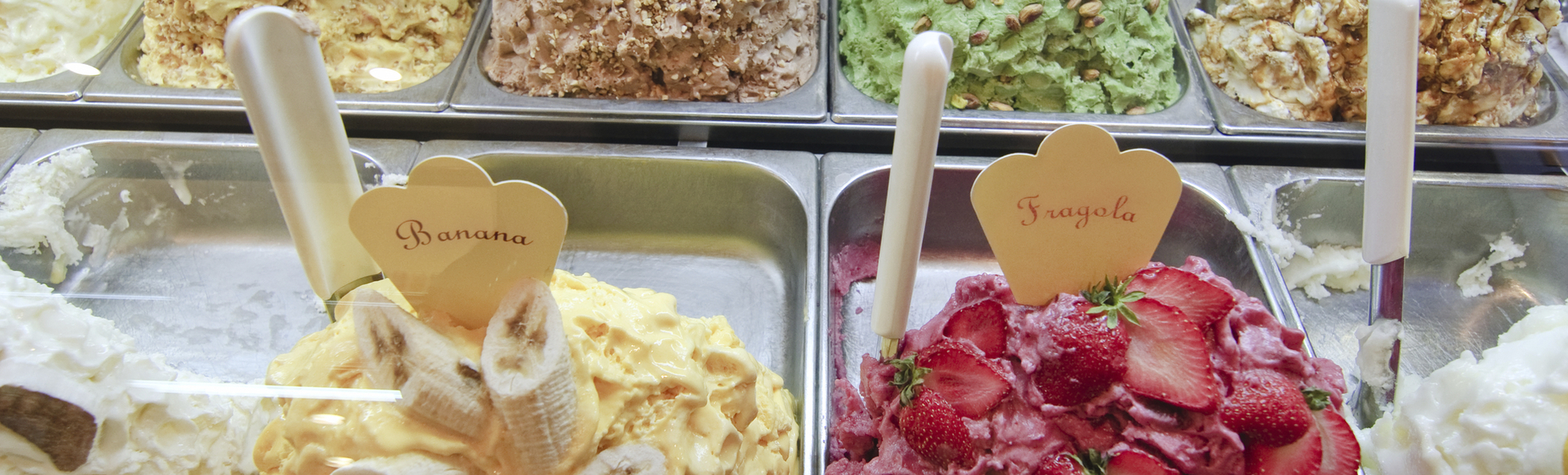 Eisvariationen in Italien