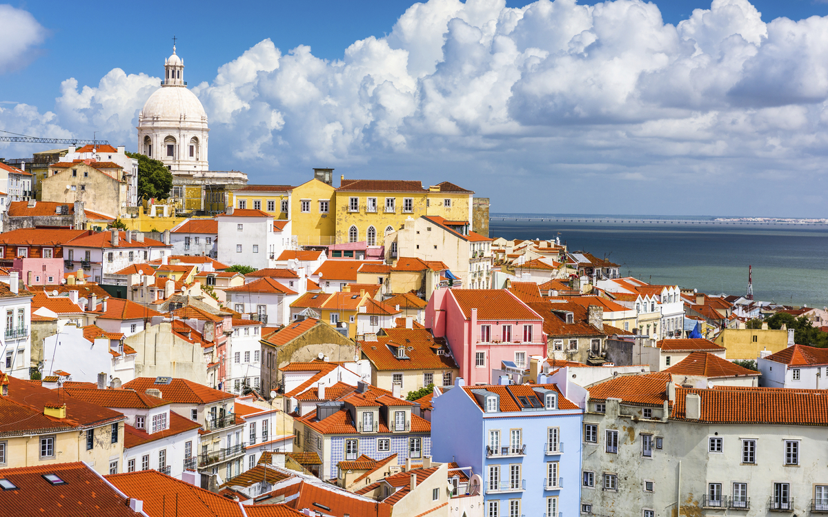 Küste von Lissabon, Portugal