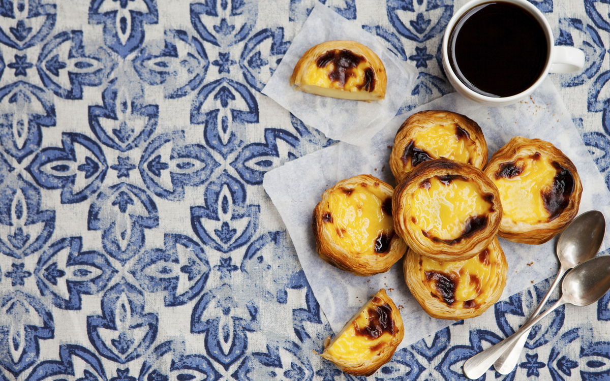 Nata - traditionelles Essen aus Portugal