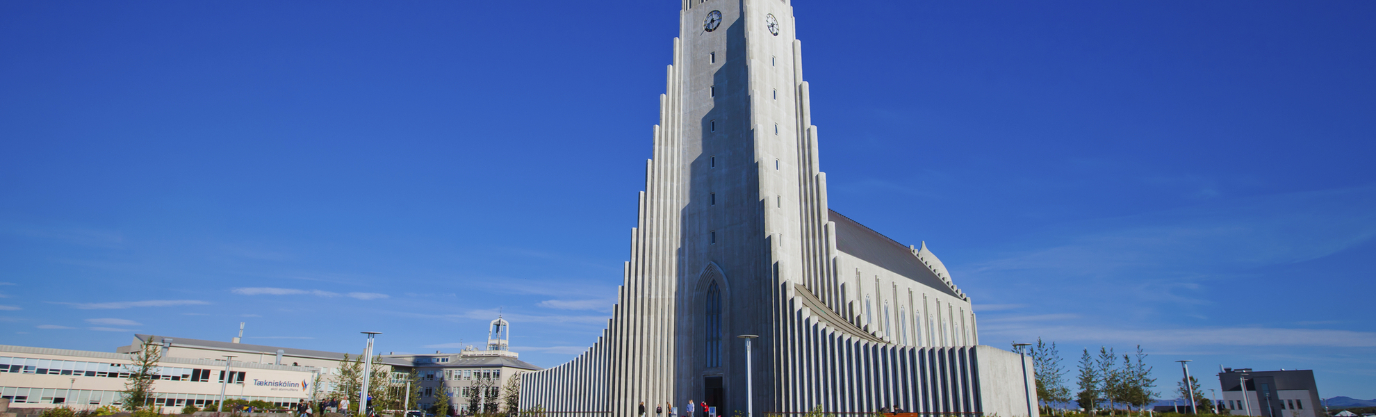 Die Hallgrímskirkja in Reykjavik, Island