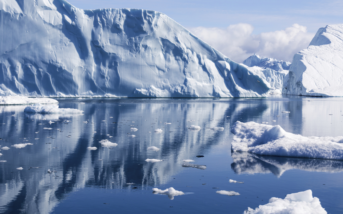 Eisberge in Grönland