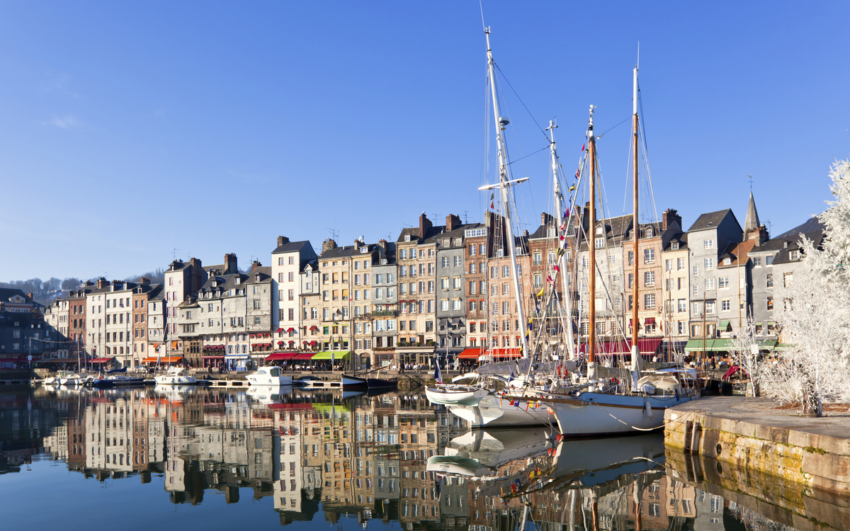 Hafen von Honfleur, Frankreich