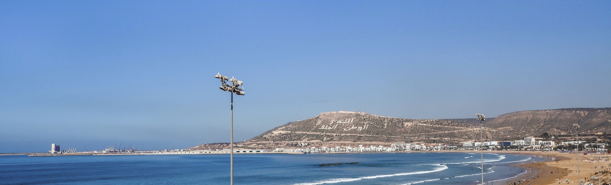 Strandpromenade am Amadil Beach Hotel in Agadir, Marokko