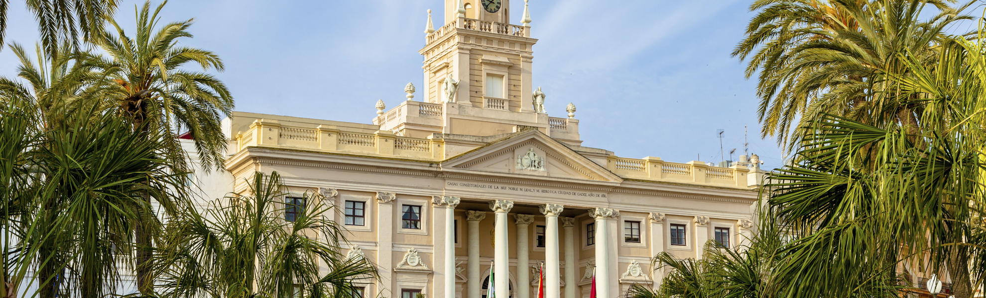 Altes Rathaus in Cádiz, Spanien