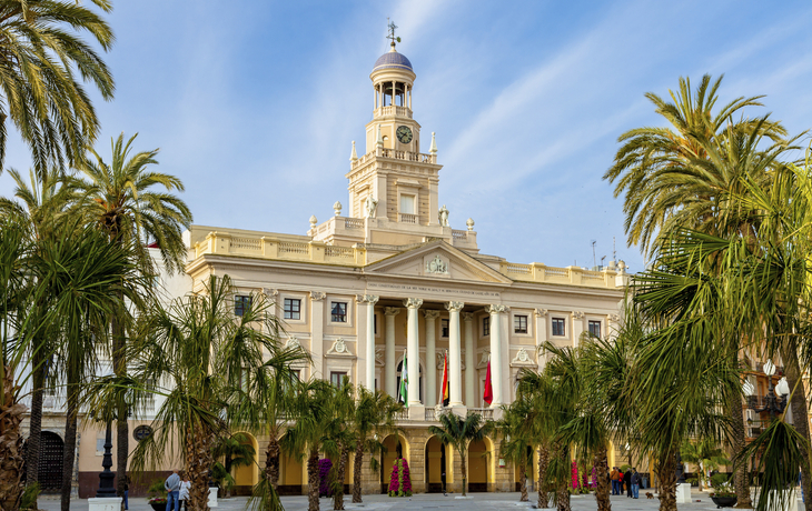 Altes Rathaus in Cádiz, Spanien