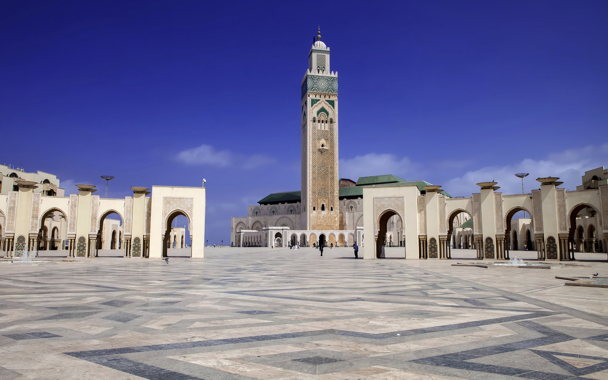 Hassan ll. Moschee in Casablanca, Marokko
