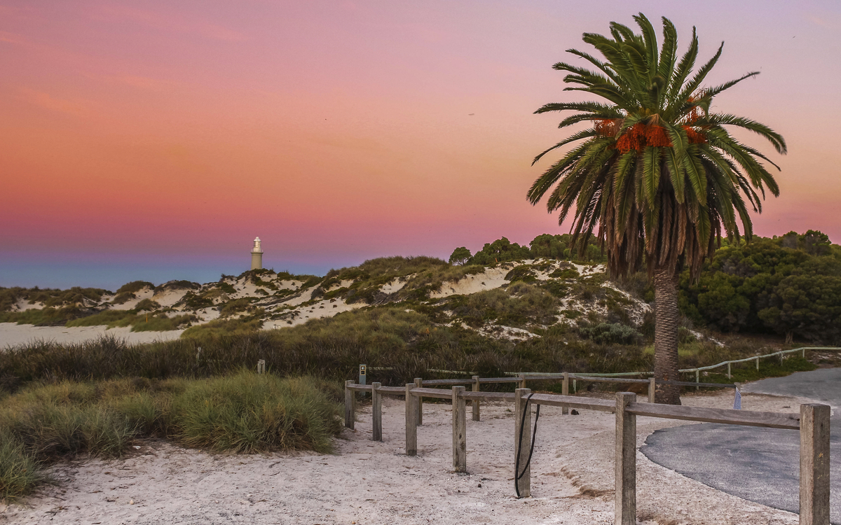 Sonnenuntergang auf Rottnest Island, Australien