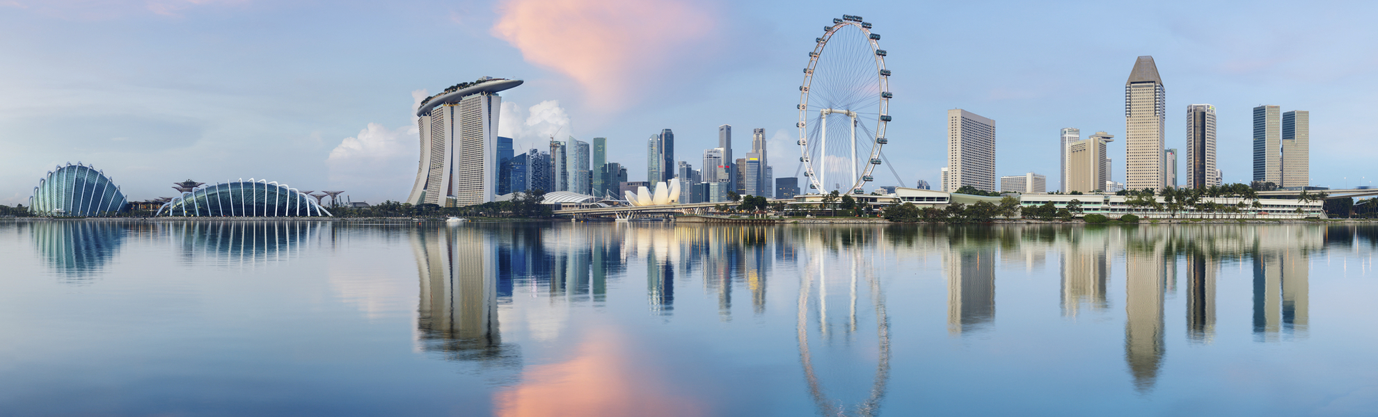 Panorama von Singapur