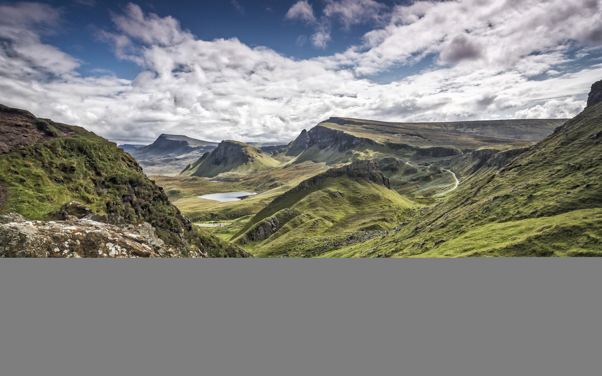 Panorama des schottischen Hochlandes