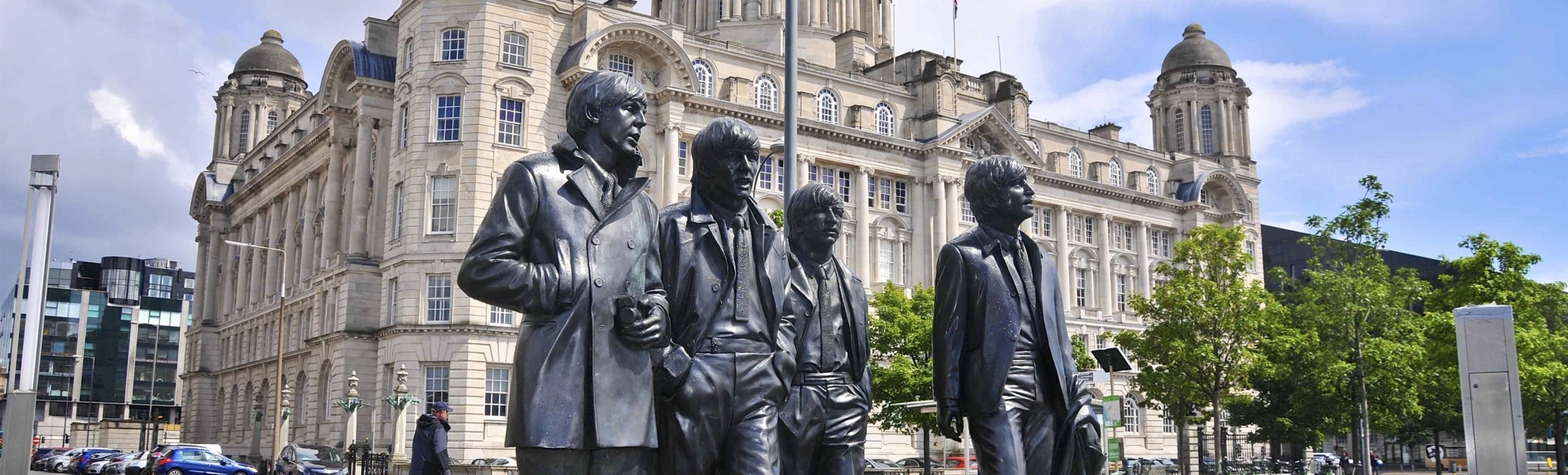 Beatles Denkmal in Liverpool