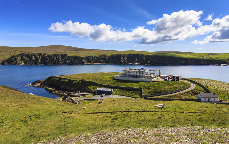 Küste von Lerwick, Schottland
