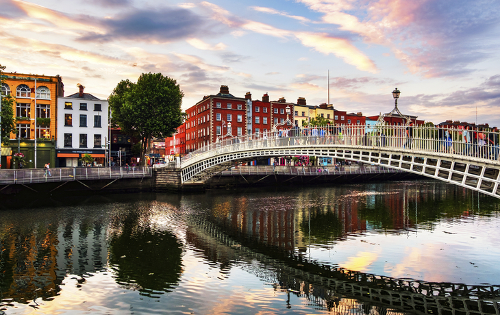 Ha Penny Brücke in Dublin, Irland