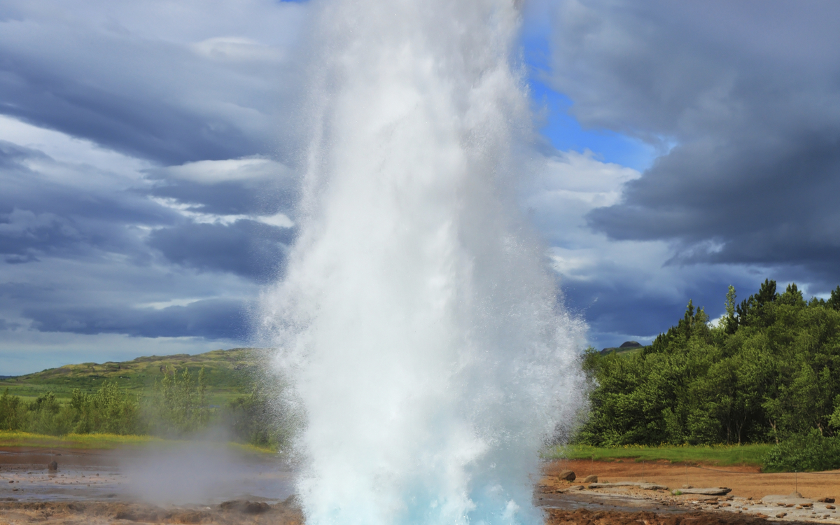 Geysir Strokkur auf Island