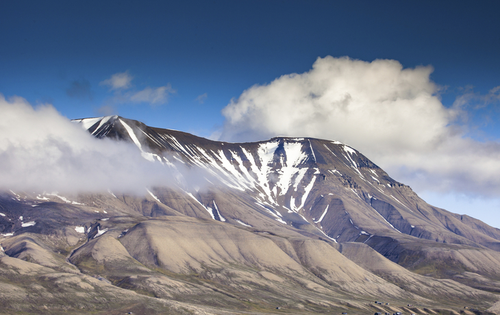 Berglandschaft von Spitzbergen