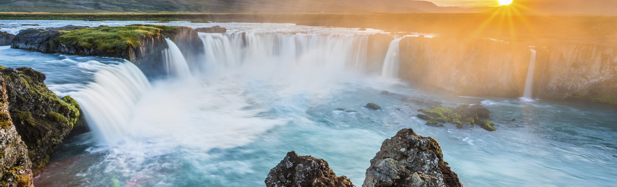 Godafoss Wasserfall, Island