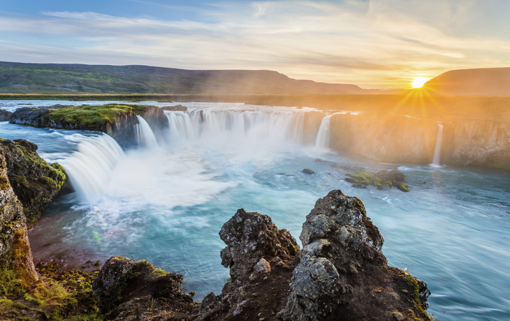 Godafoss Wasserfall, Island