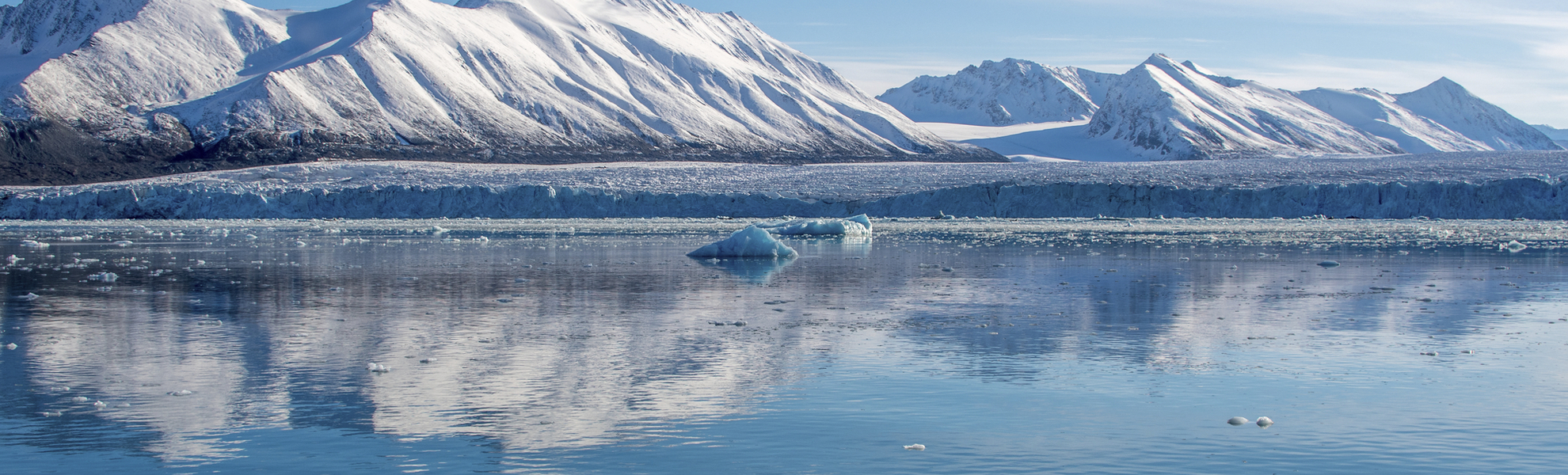 Spitzbergens Gletscher Monacobreen