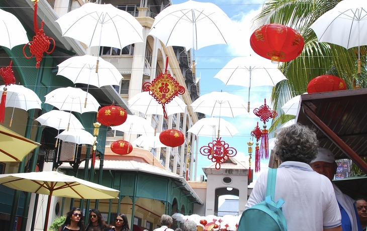 Straße in Mauritius