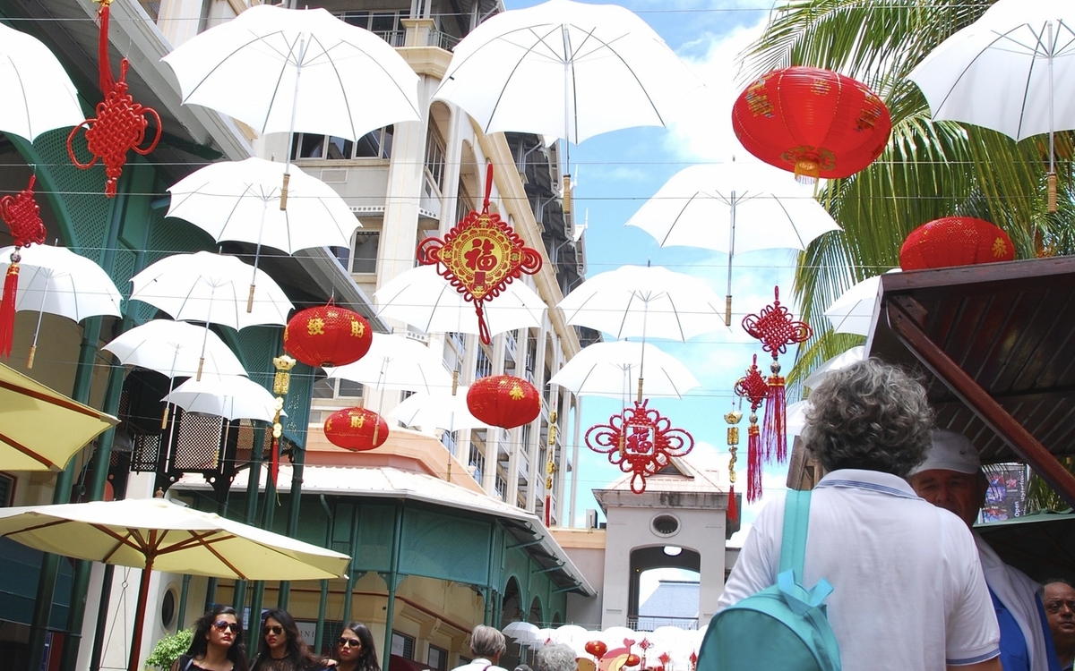 Straße in Mauritius