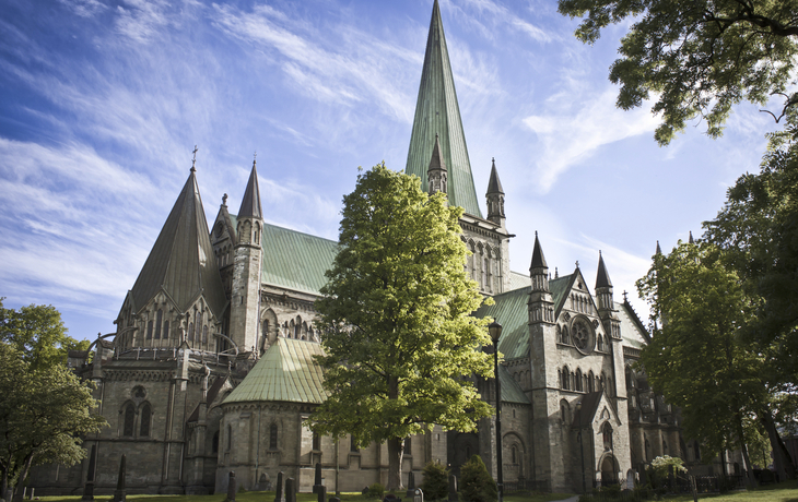 Nidarosdom in Trondheim, Norwegen