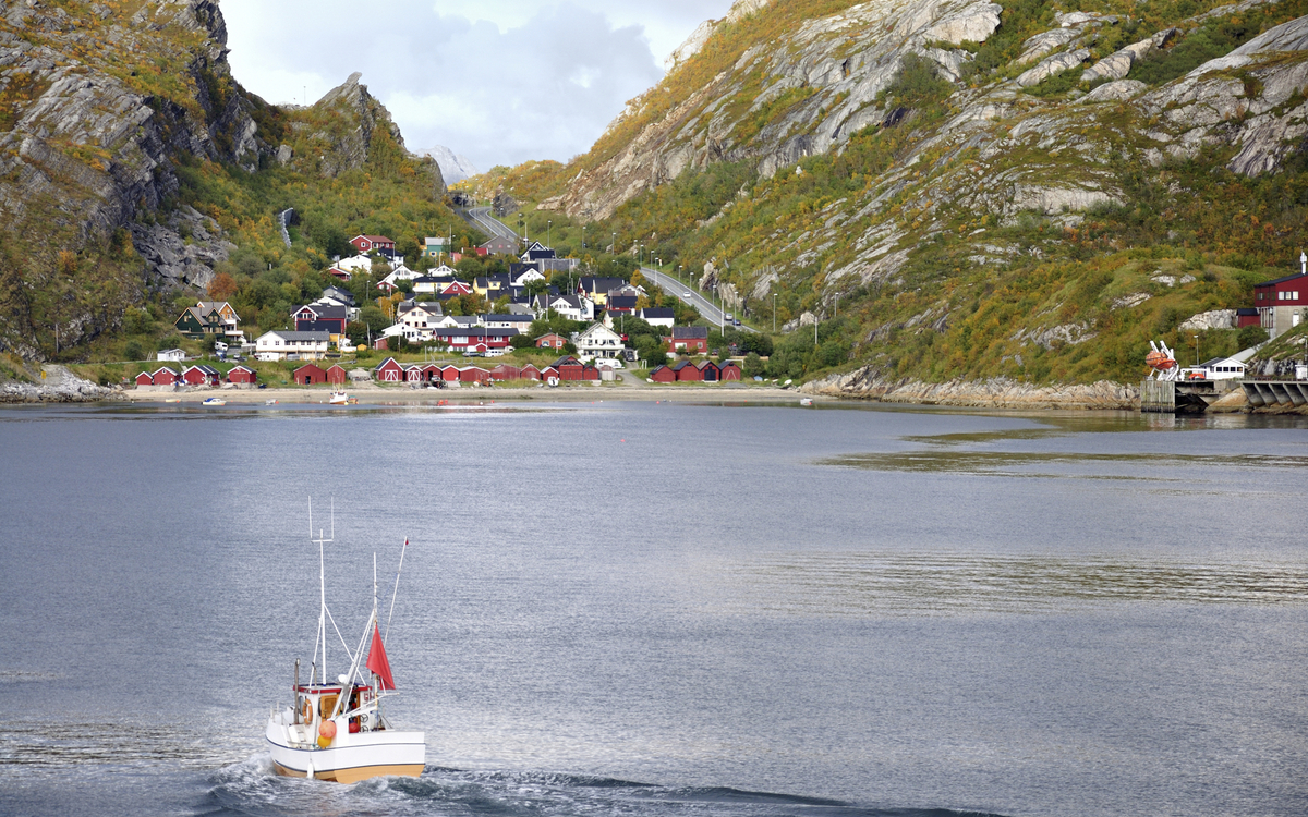Küste vor Bodø, Norwegen