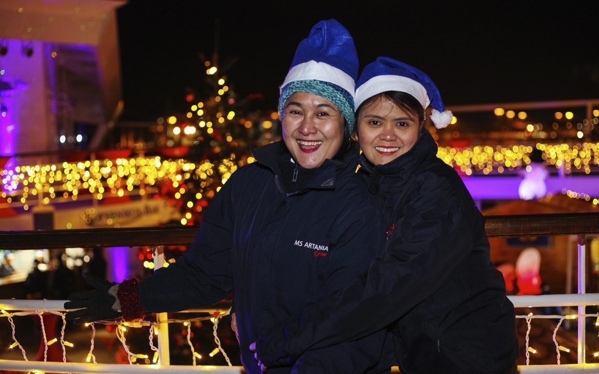 Weihnachten auf MS Artania