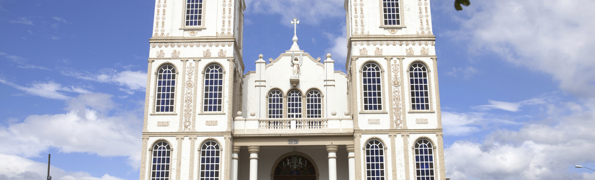 schmuckvolle Sarchi Kirche in Puntarenas, Costa Rica