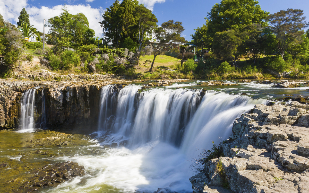 Haruru Wasserfall, Neuseeland